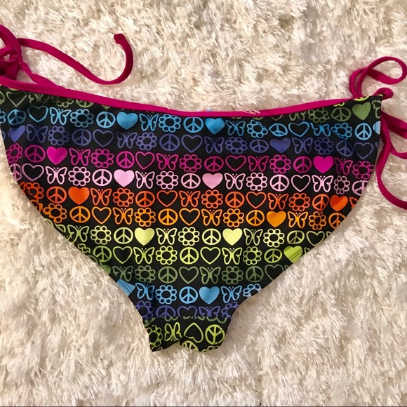 Multicolored Smiley Bikini Bottoms - Picture 3 of 3